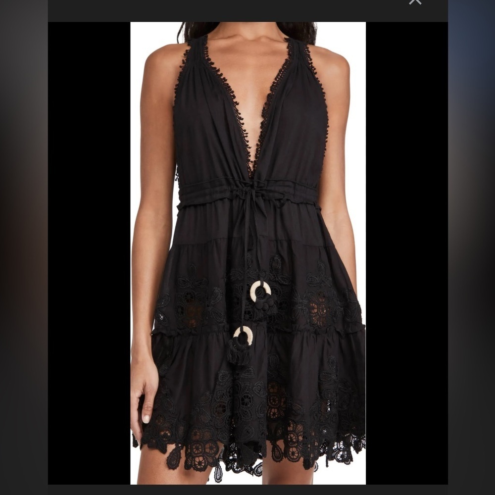 ramy brook vilma dress sz L
Black